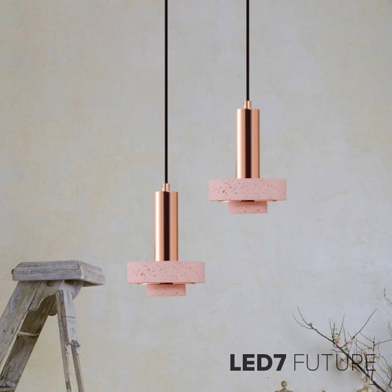 Loft Industry Modern - Terrazzo Cooper Pendant